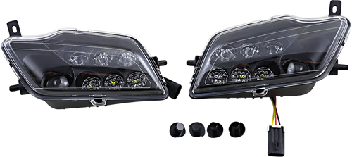 LED Headlight - Pioneer - Clear - Lutzka's Garage