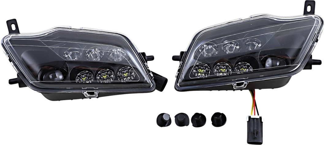 LED Headlight - Pioneer - Clear - Lutzka's Garage