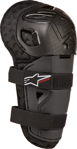 Youth Bionic Action Kickstart Guards - Knee - Black/Red - Lutzka's Garage