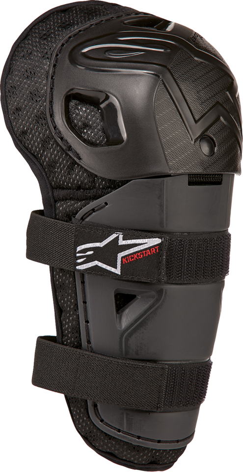 Youth Bionic Action Kickstart Guards - Knee - Black/Red - Lutzka's Garage