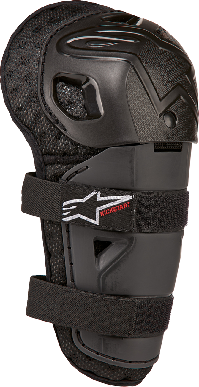 Youth Bionic Action Kickstart Guards - Knee - Black/Red - Lutzka's Garage