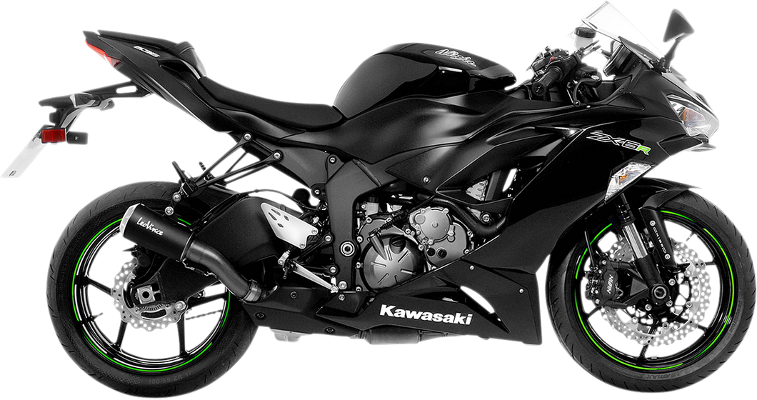 ZX-6R Black LV-10 Muffler