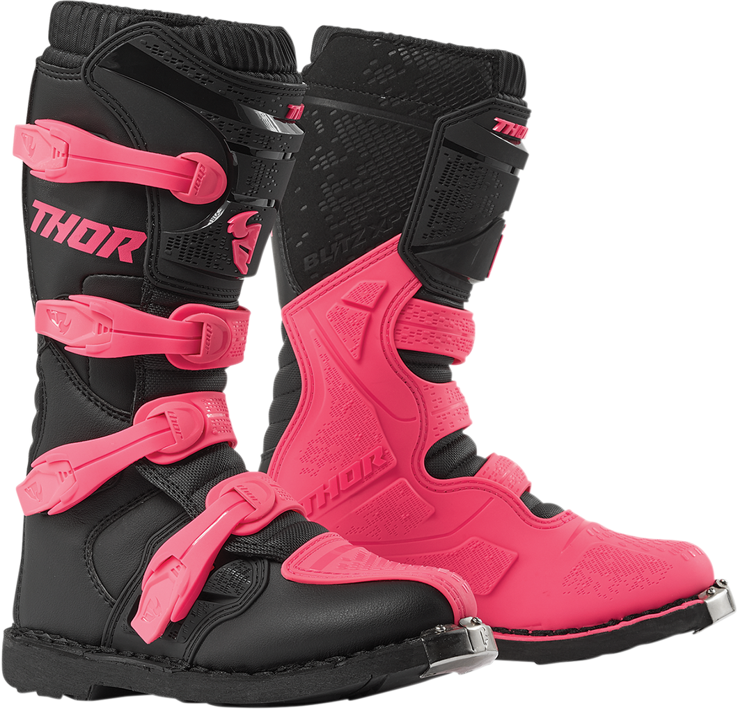 Womens Blitz XP Boots - Black/Pink - Size 5 - Lutzka's Garage