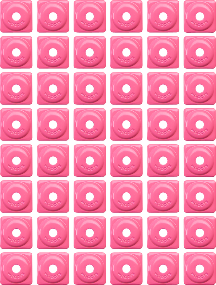 Support Plates - Pink - 5/16" - 48 Pack - Lutzka's Garage