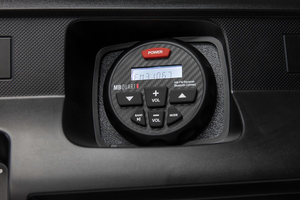 Powered Bluetooth® AM/FM Gauge Mount Radio - 180 Watt