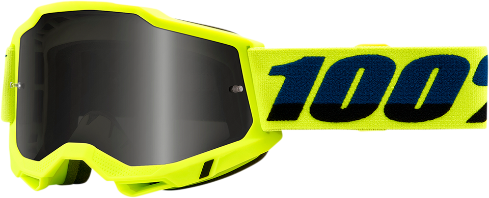 Accuri 2 Sand Goggles - Fluo Yellow - Smoke - Lutzka's Garage