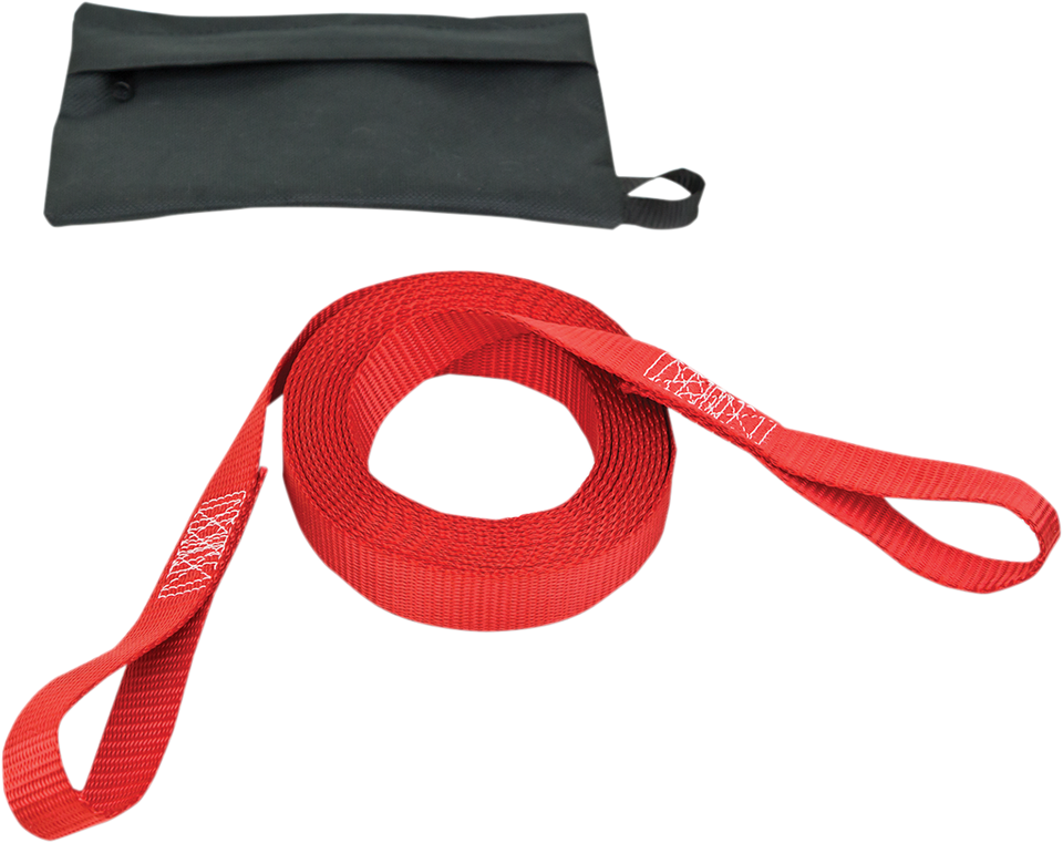 Tow Strap - With Pouch - 1" x 15