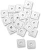 Support Plates - White - 5/16" - 48 Pack - Lutzka's Garage