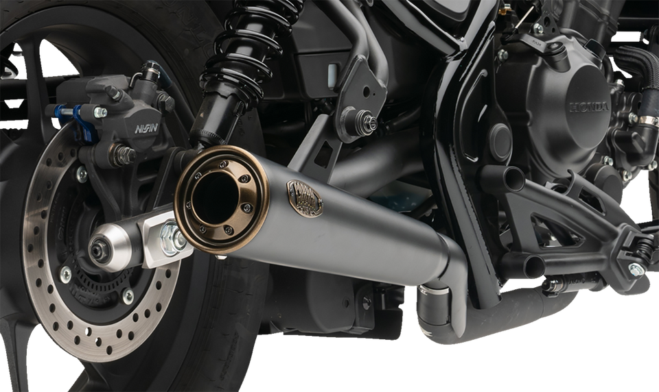 Bronze Tip Slip-On Muffler - Rebel