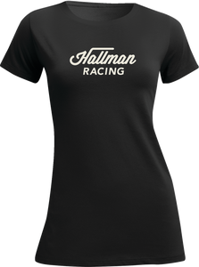 Womens Hallman Heritage T-Shirt - Black - Small - Lutzka's Garage