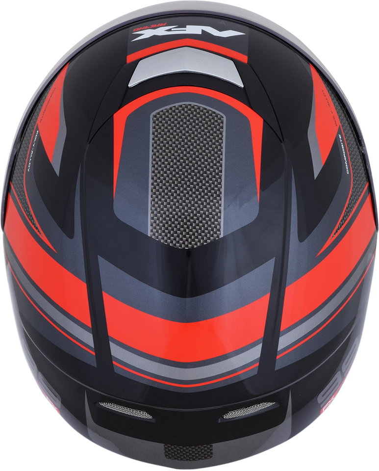 FX-99 Helmet - Recurve - Black/Red - Small - Lutzka's Garage