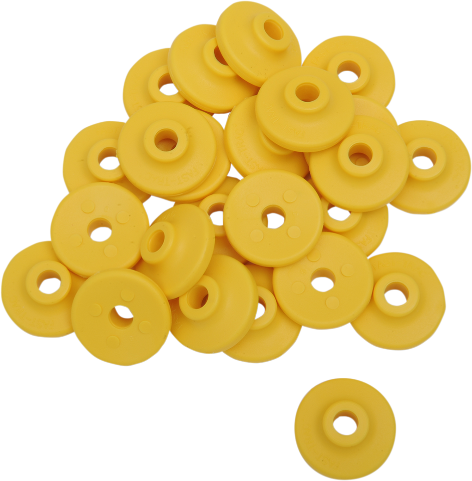 Extra Large Backer Plates - Yellow - Round - 24 Pack - Lutzka's Garage