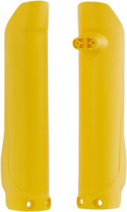 Lower Fork Covers for Inverted Forks - Yellow - Lutzka's Garage