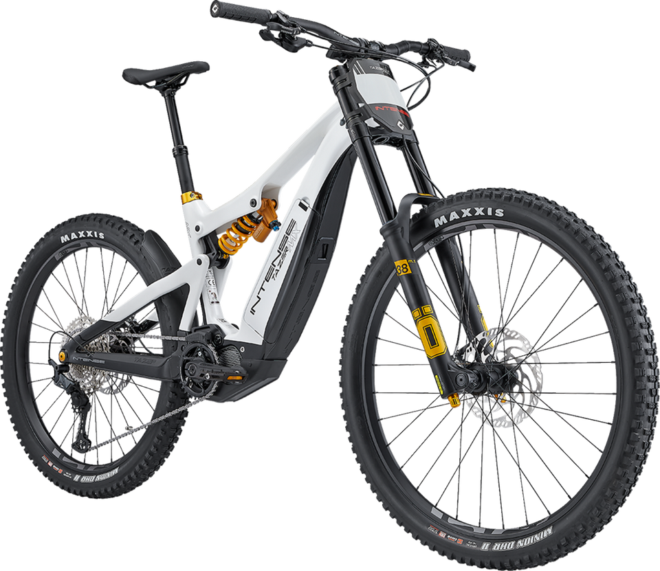 Tazer MX Carbon E-Bike - Pro Build - White - S/M - Lutzka's Garage