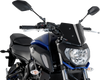 Naked Sport Windscreen - 9" - Black - Yamaha - Lutzka's Garage