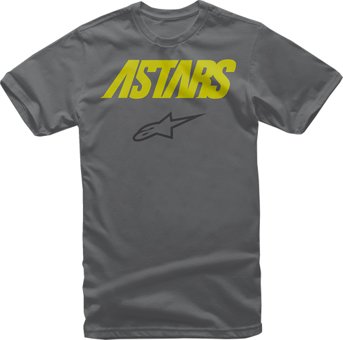 Angle Combo T-Shirt - Charcoal/Fluo Yellow - Large - Lutzka's Garage