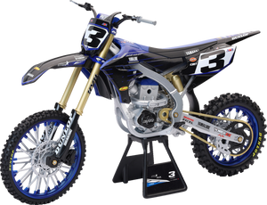 Yamaha Factory Race Team Bike - Eli Tomac - 1:6 Scale - Black/Blue - Lutzka's Garage