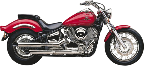 Slashcut Mufflers - Chrome - V-Star 1100 - Lutzka's Garage