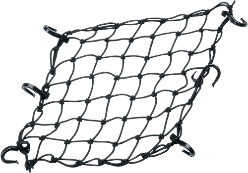 Adjustable Cargo Net - Black - Lutzka's Garage