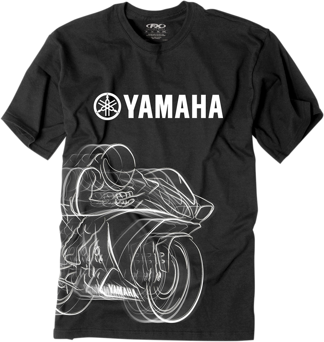 Yamaha R1 T-Shirt - Black - Medium - Lutzka's Garage