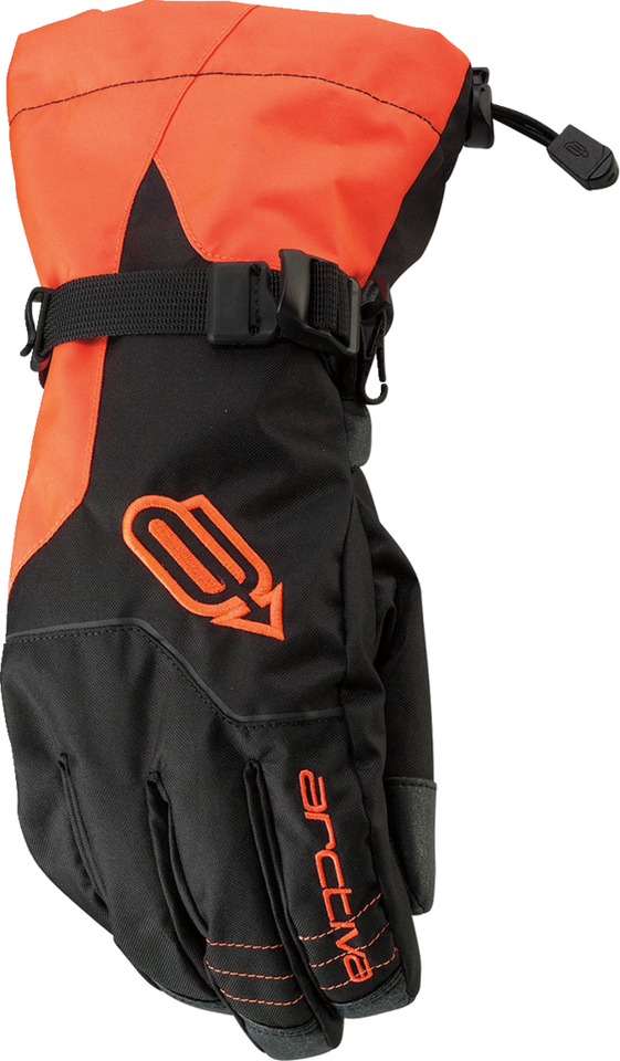 Pivot Gloves - Black/Orange - Small - Lutzka's Garage