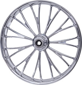 Wheel - Dynasty - Front - Dual Disc/with ABS - Chrome - 21x3.5 - FLH - Lutzka's Garage