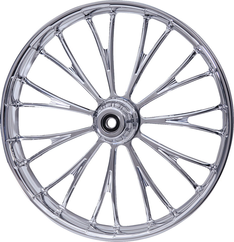 Wheel - Dynasty - Front - Dual Disc/with ABS - Chrome - 21x3.5 - FLH - Lutzka's Garage