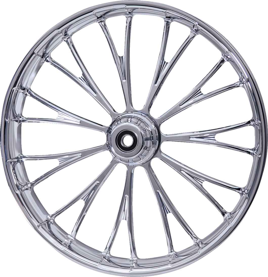 Wheel - Dynasty - Front - Dual Disc/with ABS - Chrome - 21x3.5 - FLH - Lutzka's Garage