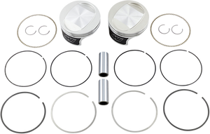 Tracker™ Series Piston Kit - 3.895" - 88 Cubic Inch Bored to 95 Cubic Inch - +0.020" - Twin Cam