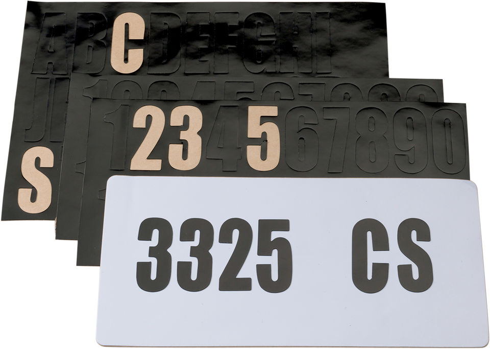 License Plate Decal Kit