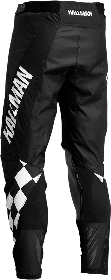 Hallman Differ Cheq Pants - Black/White - 28 - Lutzka's Garage