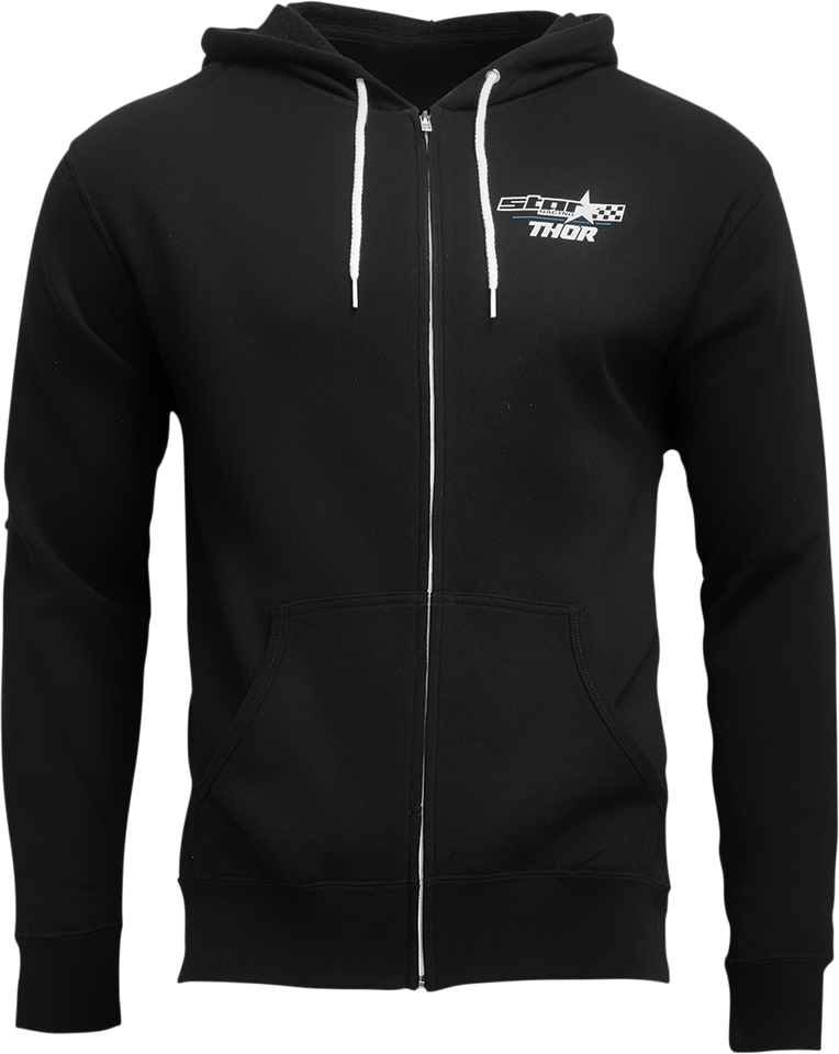 Star Racing Champ Zip-Up Fleece - Black - Small - Lutzka's Garage