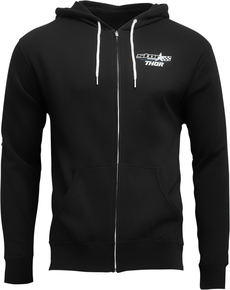 Star Racing Champ Zip-Up Fleece - Black - Small - Lutzka's Garage