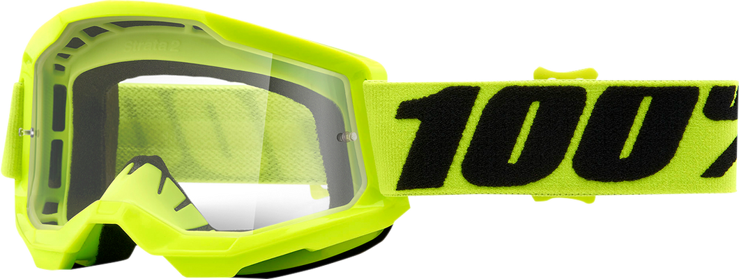 Youth Strata 2 Goggles - Yellow - Clear - Lutzka's Garage