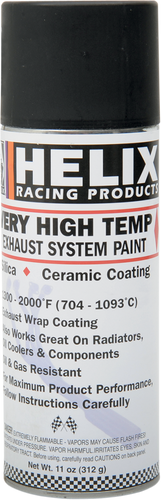 High-Temperature Paint - Black - 11 oz. net wt. - Aerosol - Lutzka's Garage