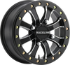 Wheel - Black Mamba - Beadlock - Front/Rear - Black/Machined - 15x6 - 4/137 - 5+1