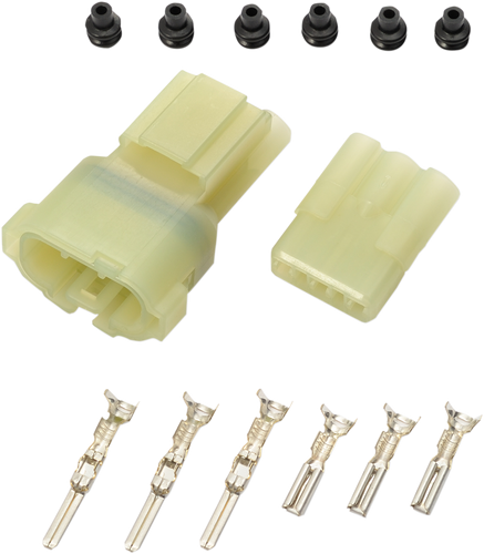 Multi-Conductor Electrical Connectors - Three-Pin - Water-Resistant