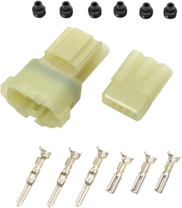 Multi-Conductor Electrical Connectors - Three-Pin - Water-Resistant