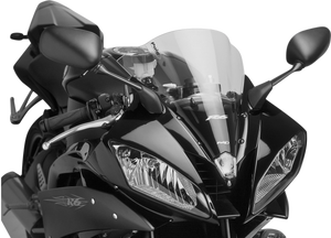 Race Windscreen - 12-1/2" - Clear - YZF-R6 - Lutzka's Garage