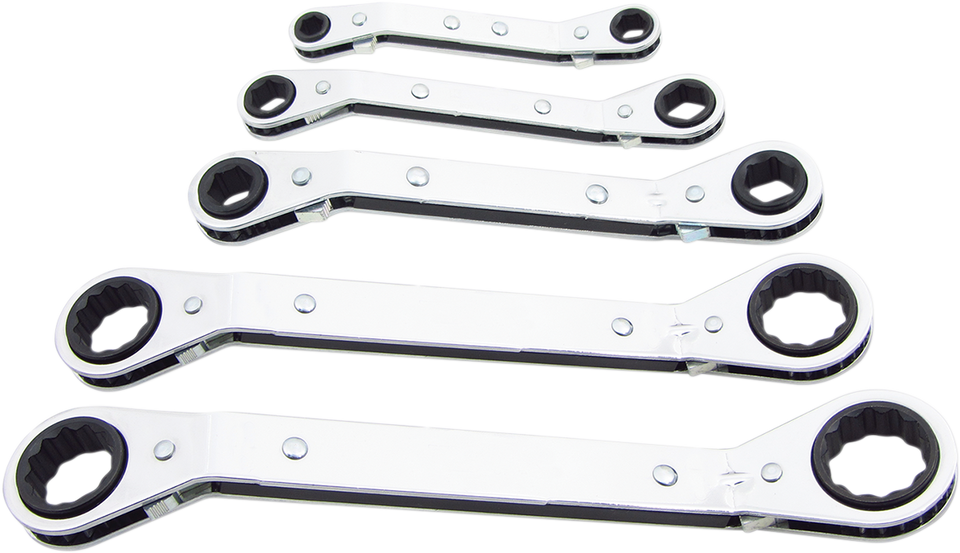 Wrench Set - Ratcheting Offset - SAE