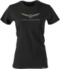 Womens Goldwing 2 T-Shirt - Black - Small - Lutzka's Garage