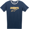 Match T-Shirt - Navy/Heather Gray - Medium - Lutzka's Garage