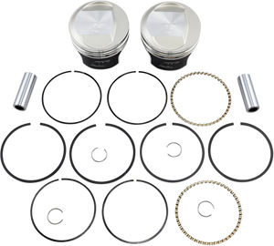 Tracker™ Series Piston Kit - 3.518"- 1340 cc 80 Cubic Inch - +0.020" - Evolution