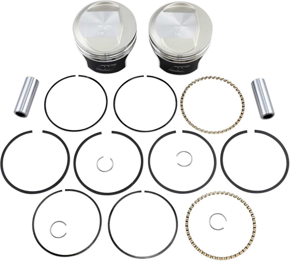 Tracker™ Series Piston Kit - 3.518"- 1340 cc 80 Cubic Inch - +0.020" - Evolution