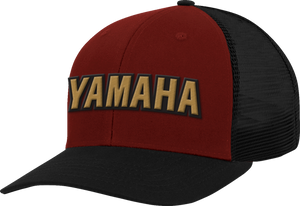 Yamaha Hat - Red/Black/Gold