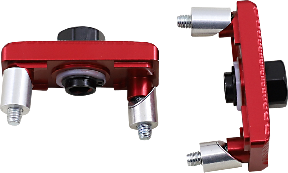 Captive Axle Block Sliders - Red - Lutzka's Garage