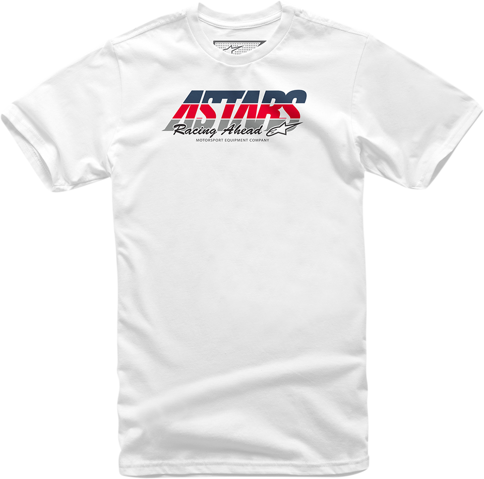 Split Time T-Shirt - White - Medium - Lutzka's Garage