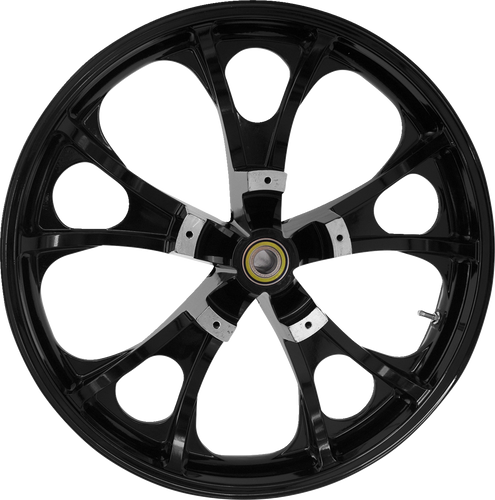 Wheel - Largo 3D - Front - Dual Disc/without ABS - Black - Lutzka's Garage