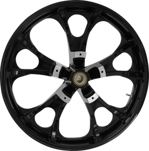 Wheel - Largo 3D - Front - Dual Disc/without ABS - Black - Lutzka's Garage