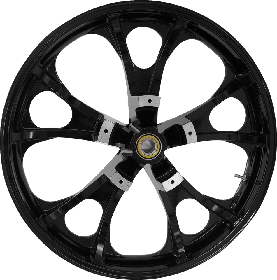 Wheel - Largo 3D - Front - Dual Disc/without ABS - Black - Lutzka's Garage